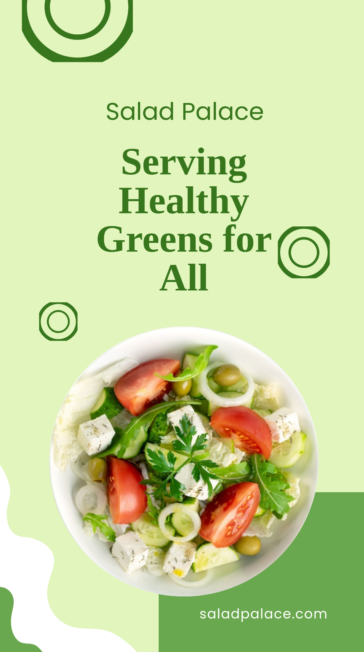 Free Salad Bar Whatsapp Post Template to Edit Online