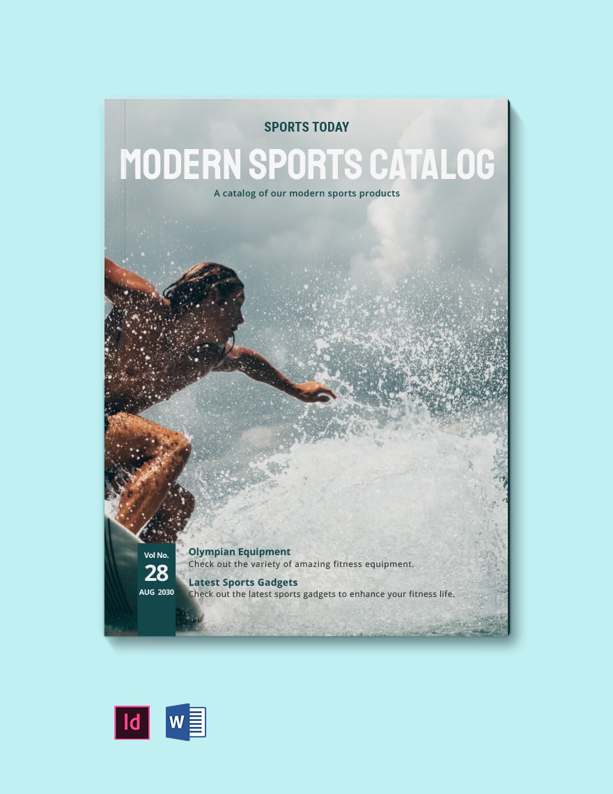 Modern Sports Catalog Template
