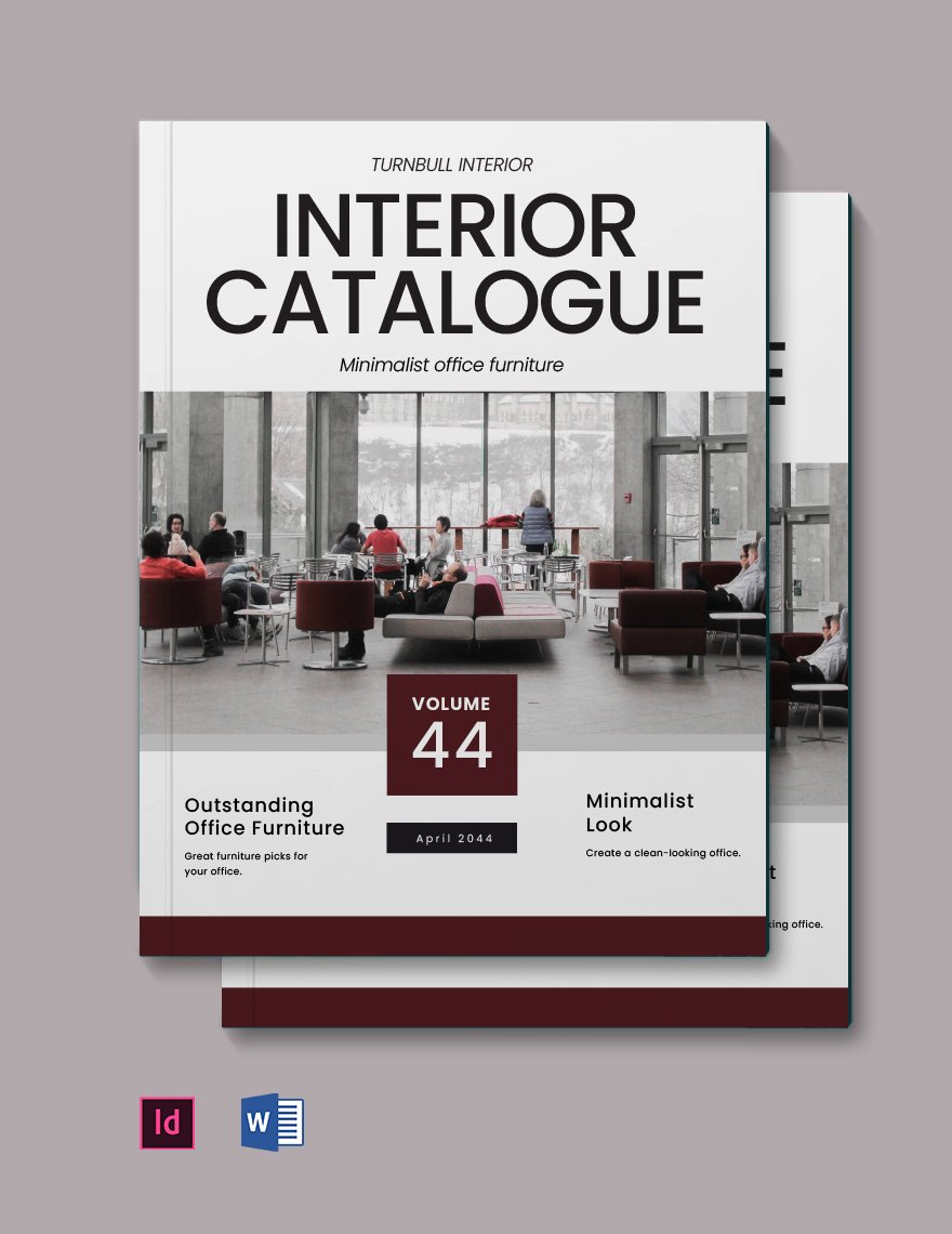 Clean Interior Catalogue template