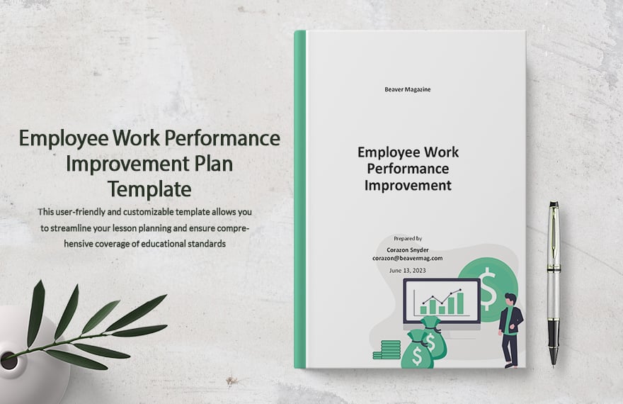 Employee Work Performance Improvement Plan Template