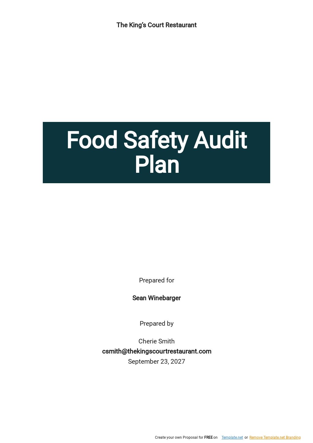 Food Safety Audit Plan Template.jpe