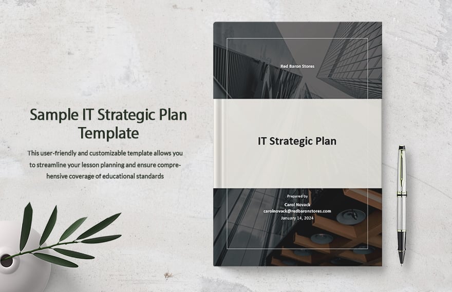 Sample IT Strategic Plan Template