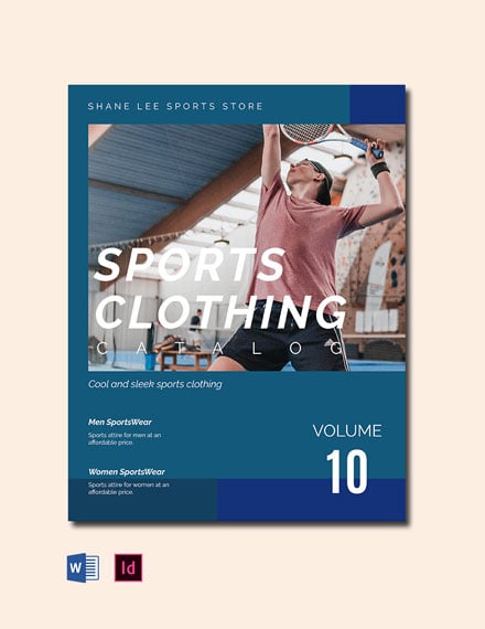 Sports Clothing Catalog
