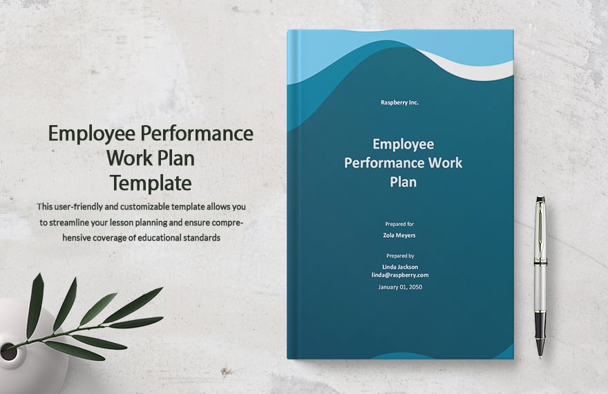 Employee Performance Work Plan Template