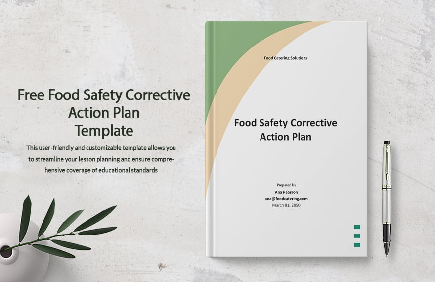 Free Food Safety Corrective Action Plan Template