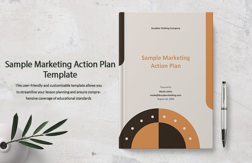 Sample Marketing Action Plan Template