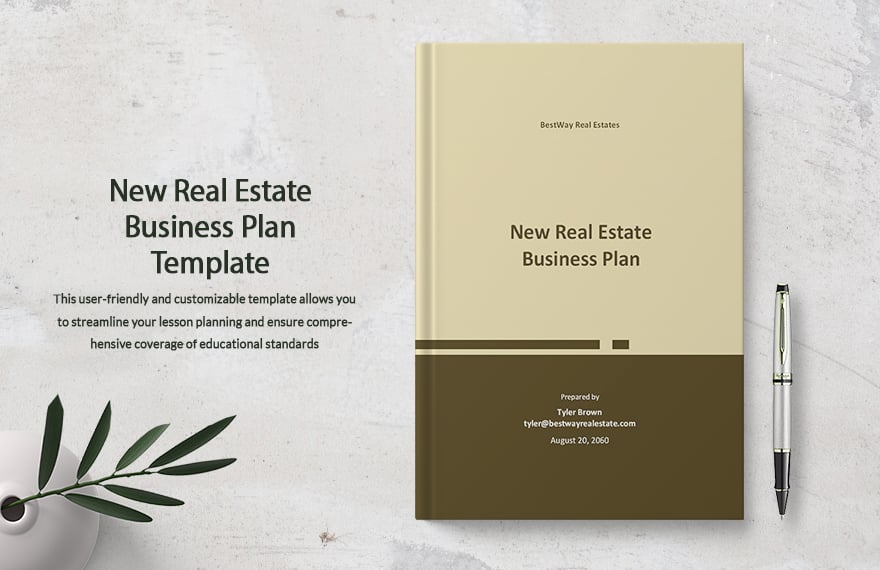 New Real Estate Business Plan Template 