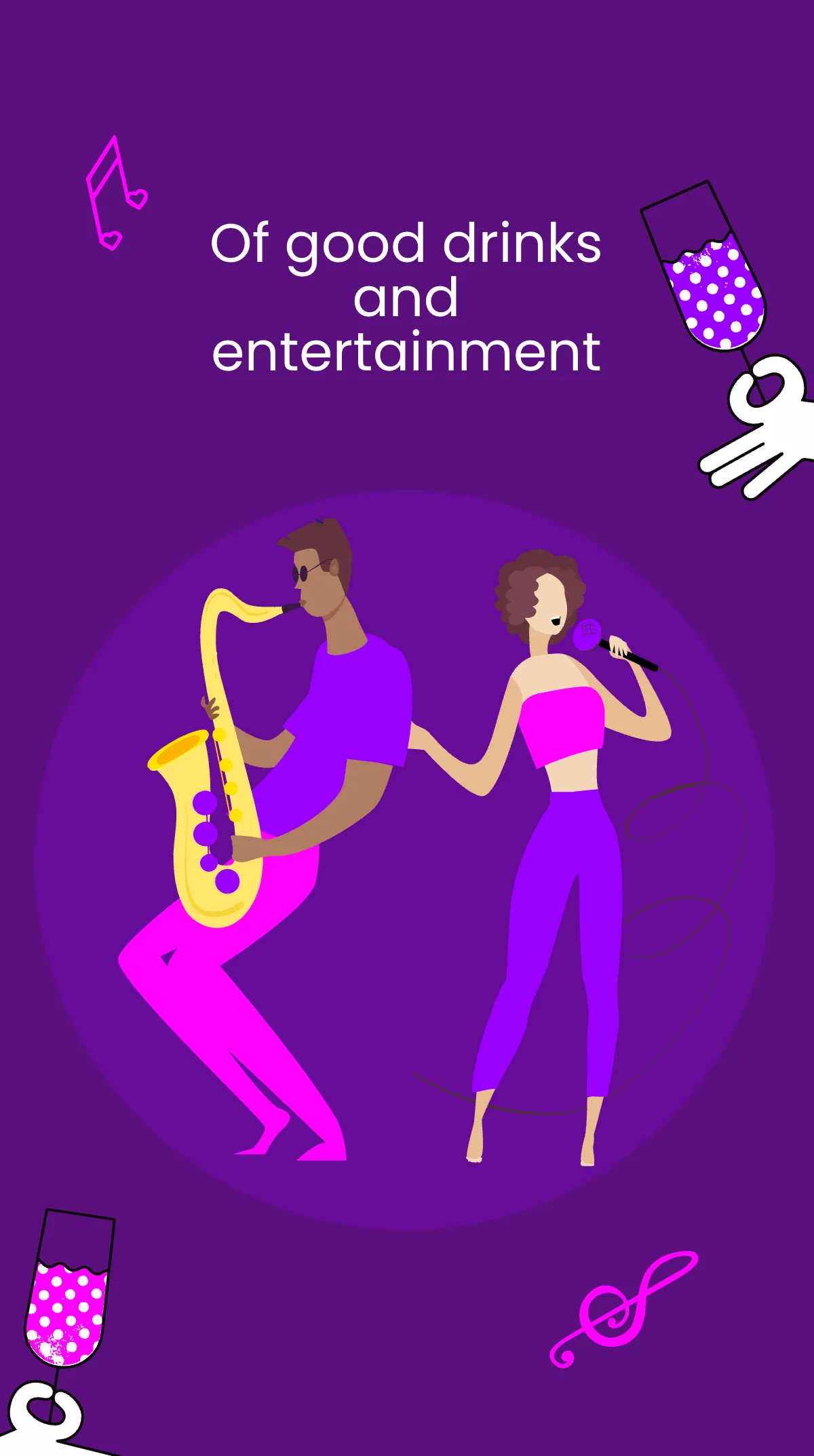 Free Bar Night Ad Instagram Story Template to Edit Online