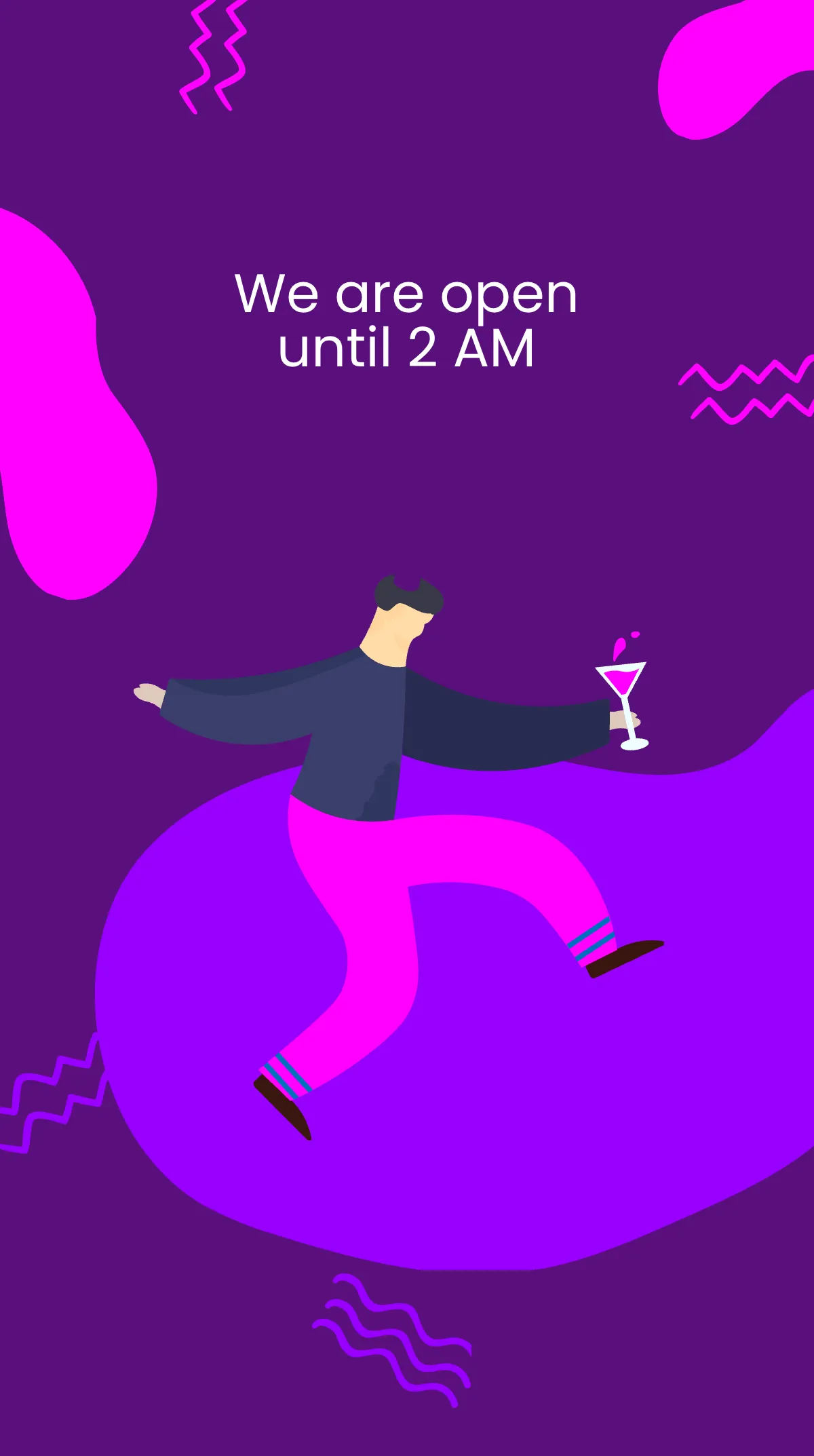 Free Bar Night Ad Instagram Story Template to Edit Online