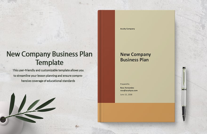 New Company Business Plan Template