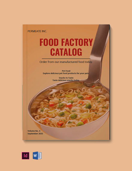 Food Factory catalog Template