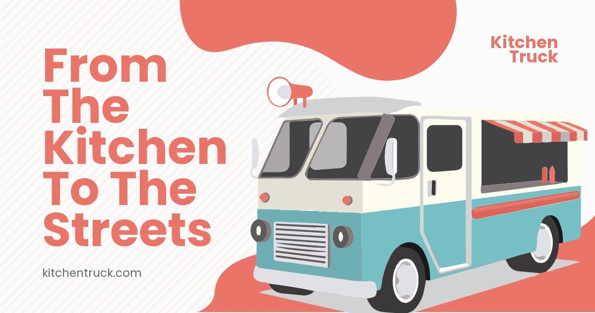 Food Truck Ad Facebook Post Template