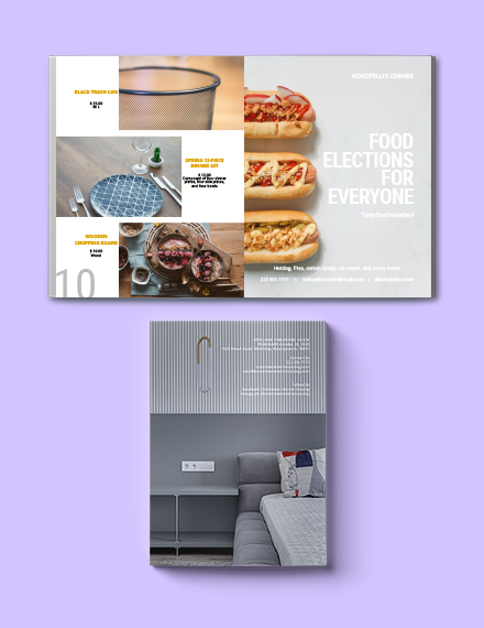 Interior Catalogue Template in InDesign, Word | Template.net