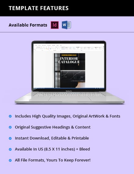 Interior Catalogue Template in InDesign, Word | Template.net