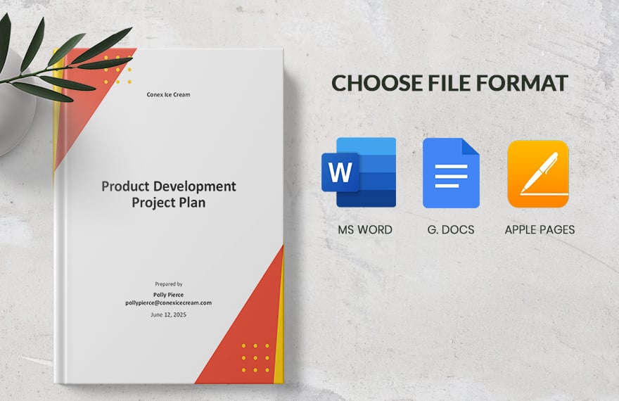 Product Development Project Plan Template