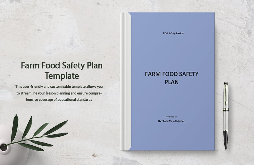 Farm Food Safety Plan Template