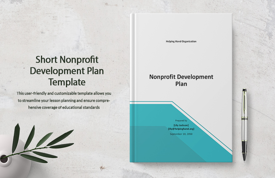 Short Nonprofit Development Plan Template in Word, Google Docs, PDF, Apple Pages