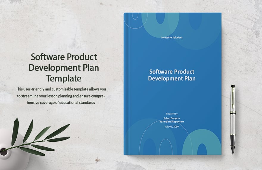 Software Product Development Plan Template