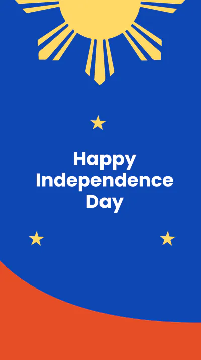 Free Philippines Independence Day Quote Instagram Story Template to Edit Online