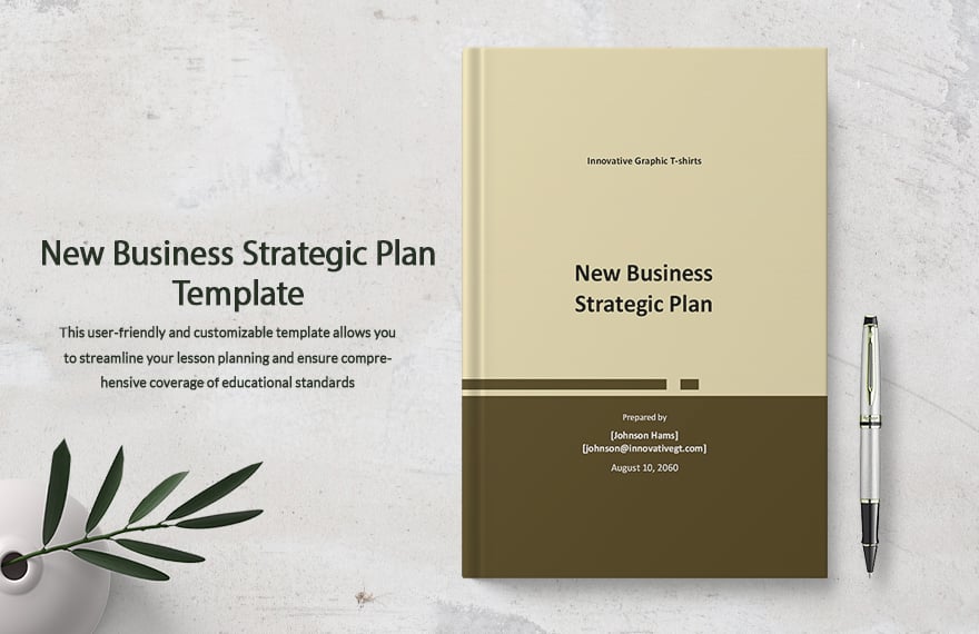 New Business Strategic Plan Template 