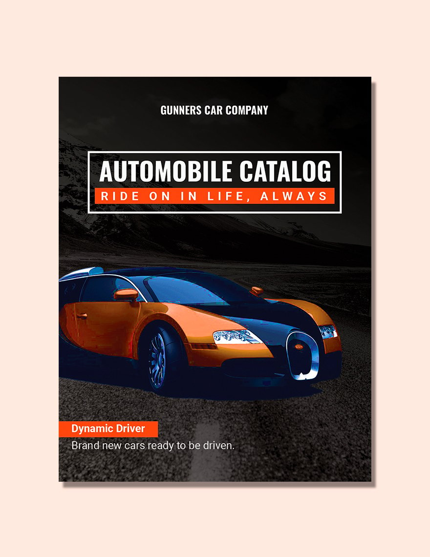 Automobile Catalogue Template