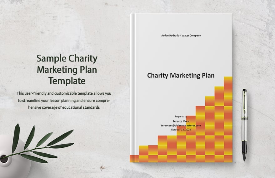 Sample Charity Marketing Plan Template