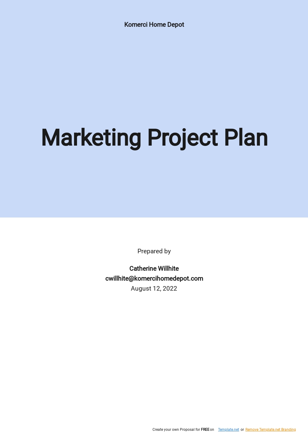 google project planner