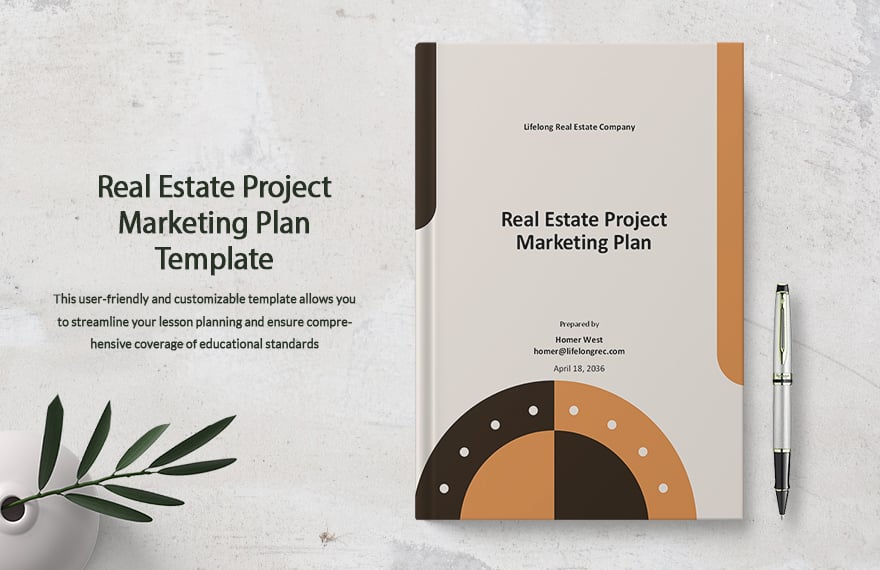 Real Estate Project Marketing Plan Template