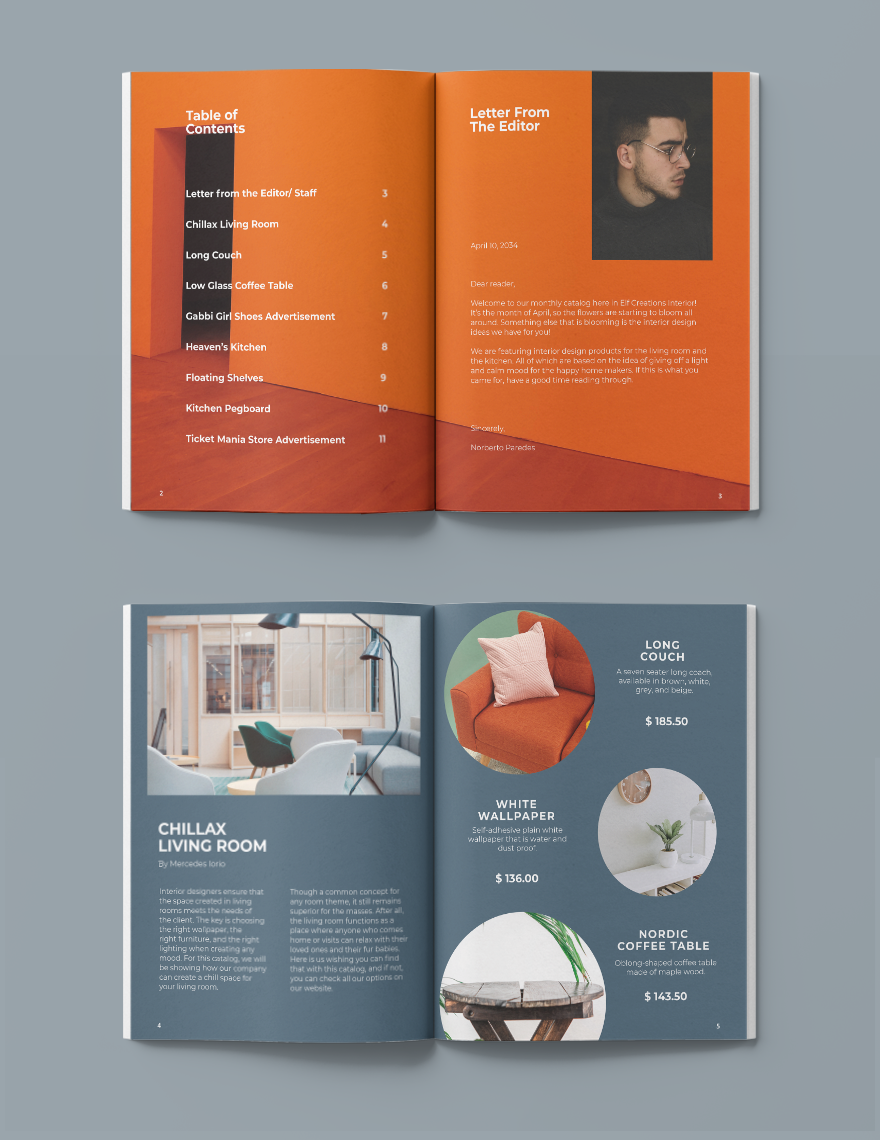 Interior Design Product Catalog Download