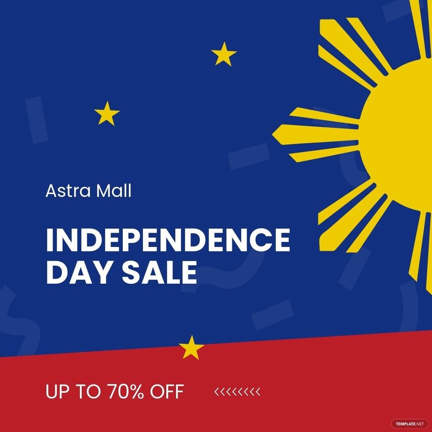 Philippines Independence Day Sale Linkedin Post Template