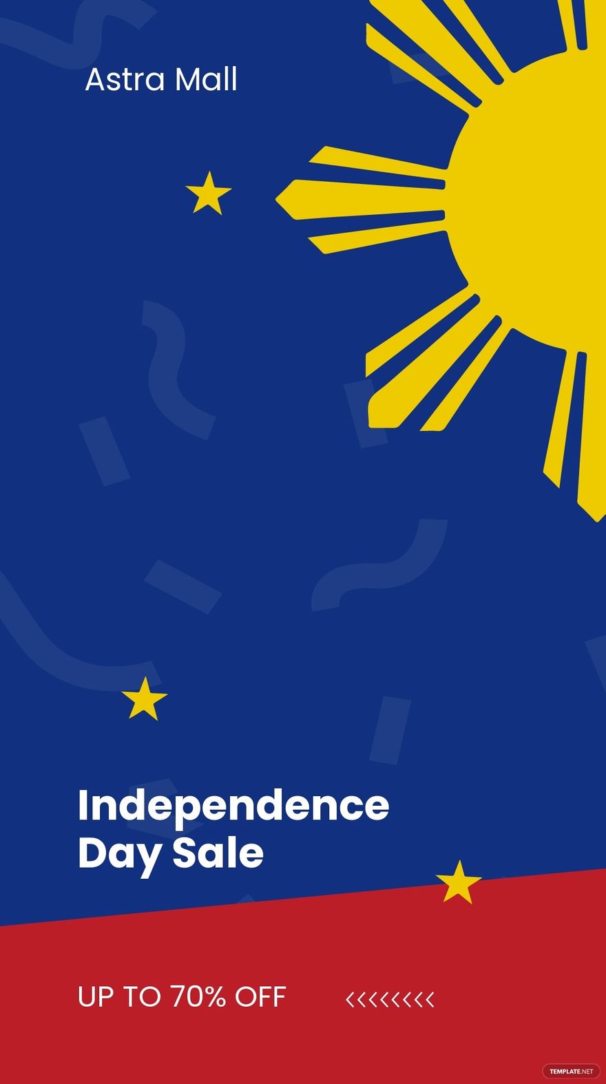 Philippines Independence Day Sale Snapchat Geofilter Template.jpe