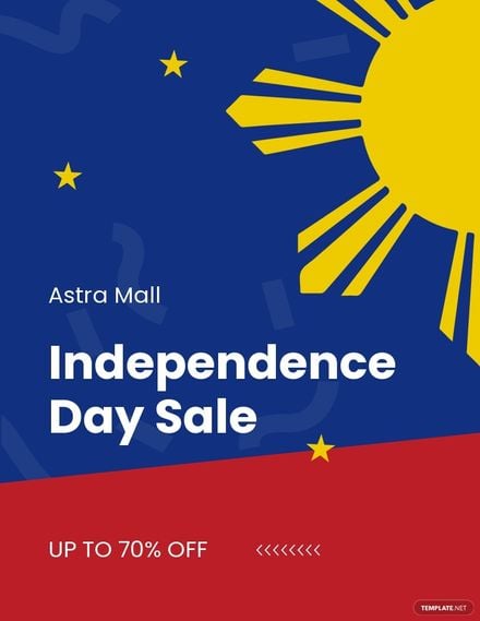 Philippines Independence Day Sale Flyer Template