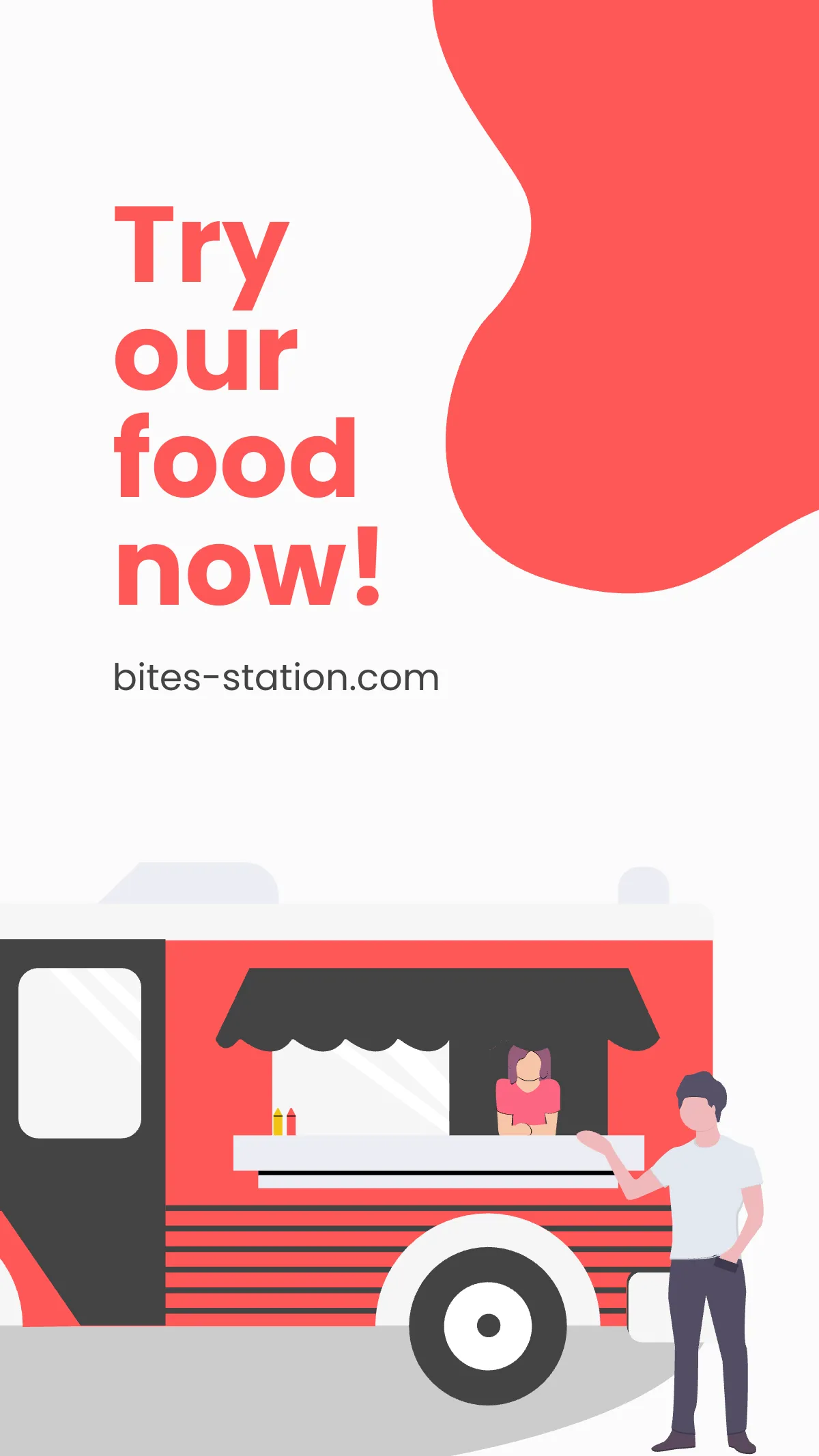 Free Food Truck Promotion Instagram Story Template to Edit Online
