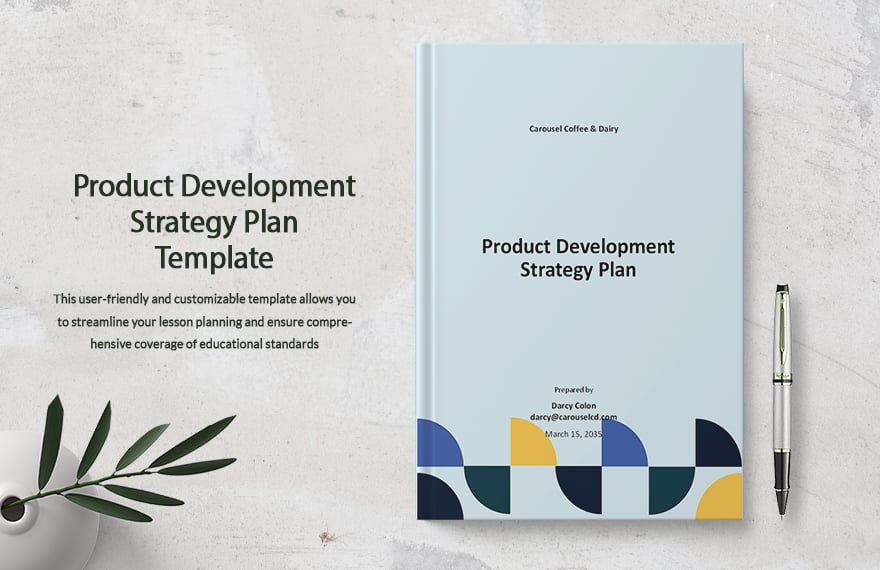 Product Development Strategy Plan Template