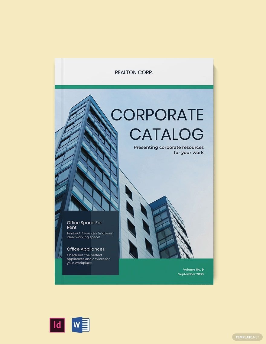 A5 Corporate Catalog template