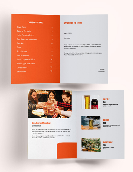 Clean Corporate Catalogue Template