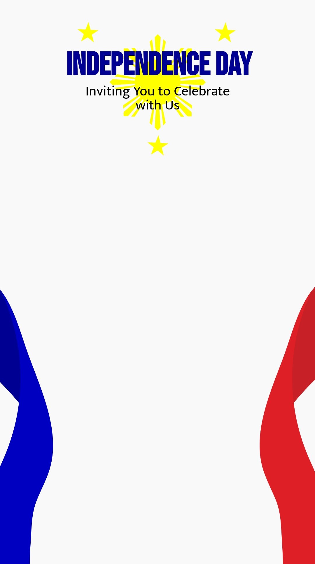 Philippines Independence Day Invitation Snapchat Geofilter Template.jpe
