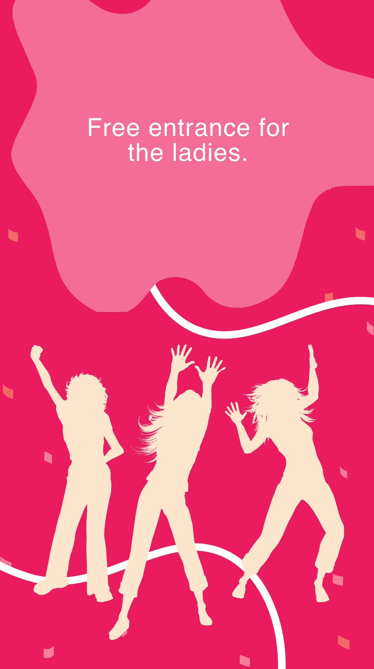 Free Ladies Night Instagram Story Template to Edit Online