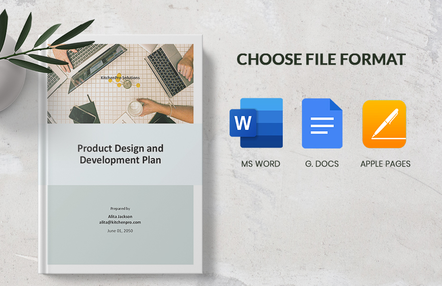 Product Design and Development Plan Template