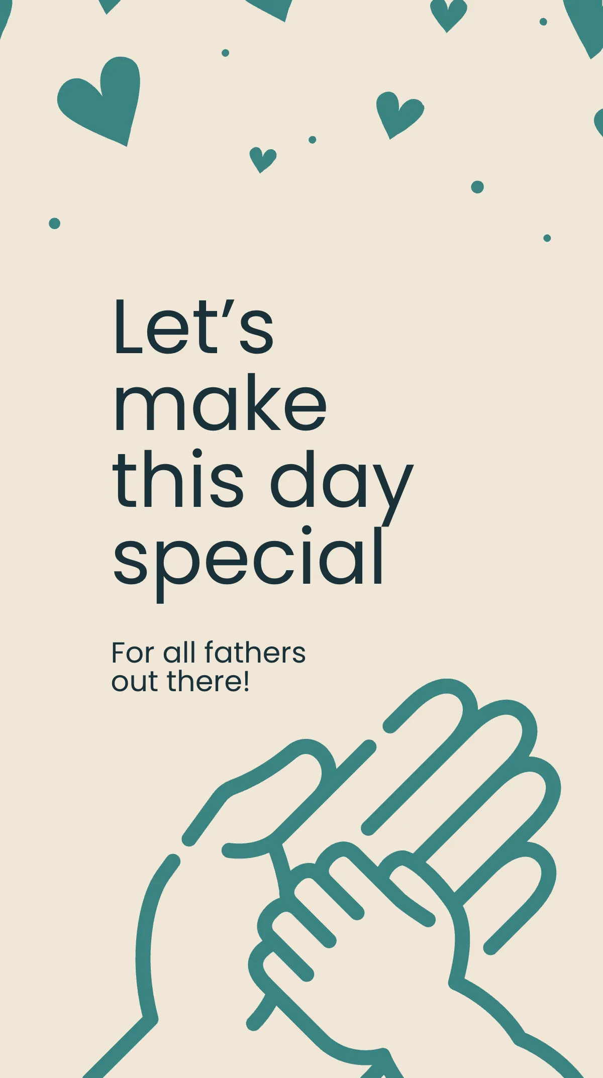 Free Happy Father's Day Instagram Story Template to Edit Online