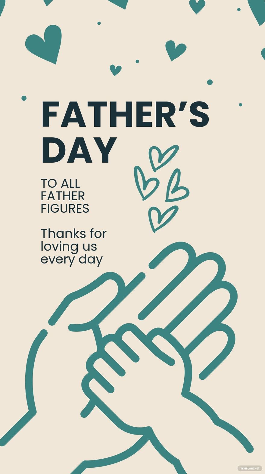 Free Happy Father's Day Instagram Story Template
