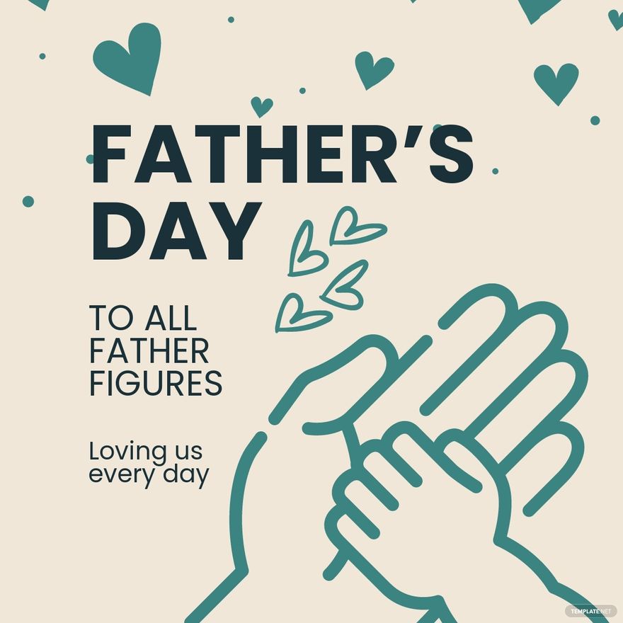 Free Happy Father's Day Linkedin Post Template