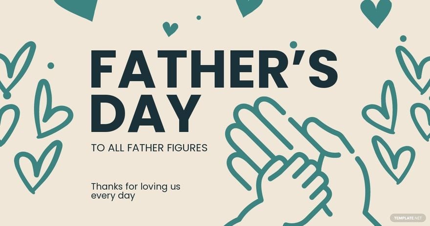 Free Happy Father's Day Facebook Post Template