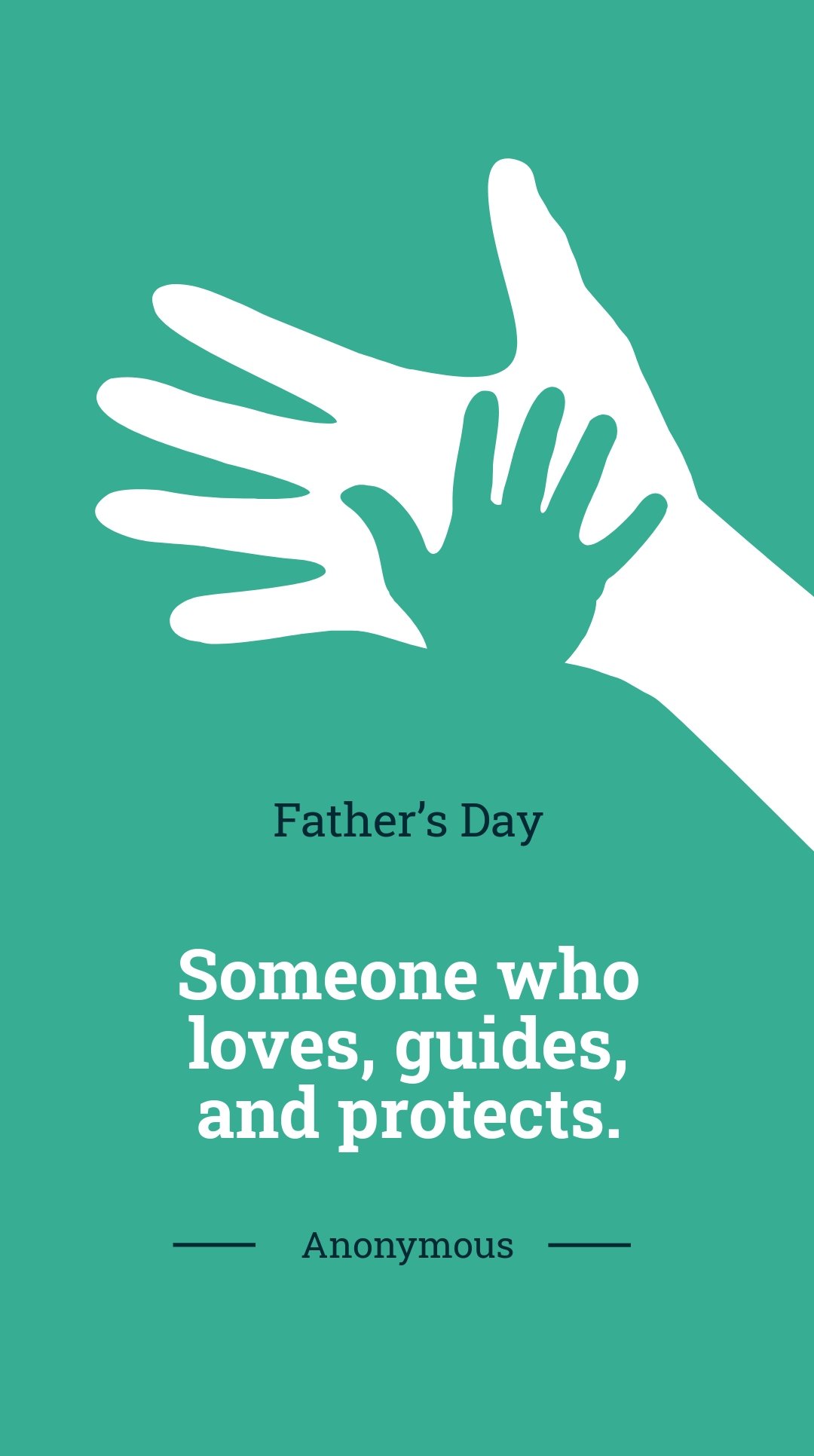Father's Day Quote Instagram Story Template