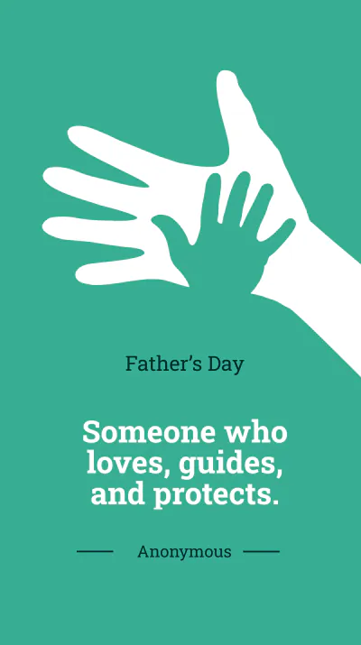 Free Father's Day Quote Instagram Story Template to Edit Online