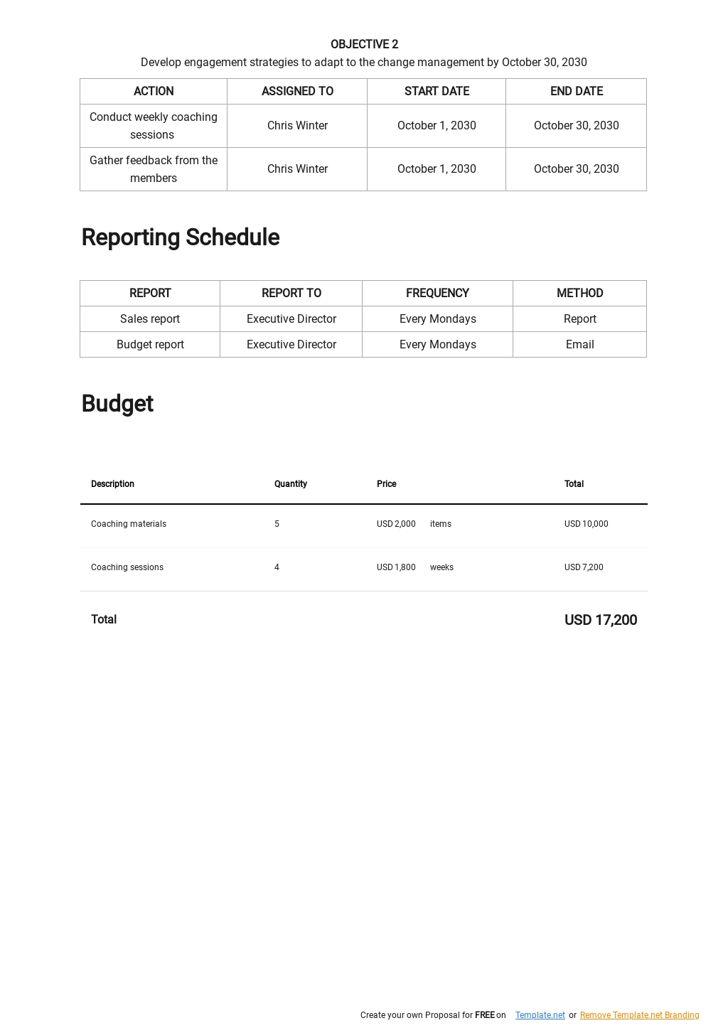 Change Engagement Plan Template in Google Docs, Word | Template.net