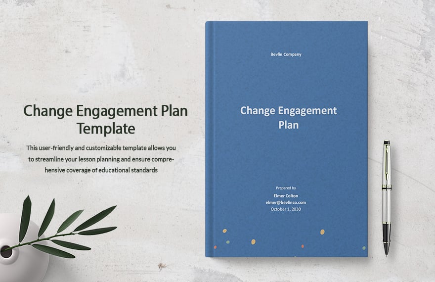 Change Engagement Plan Template