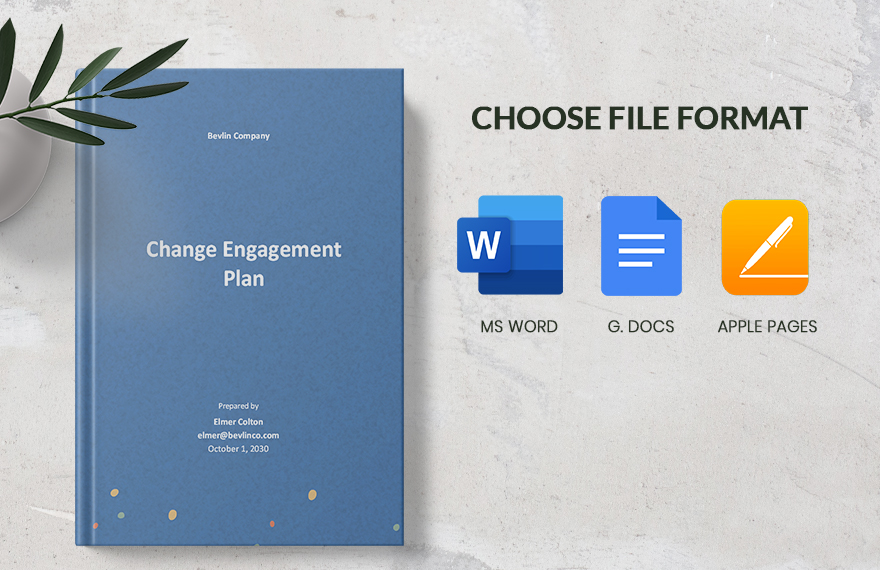 Change Engagement Plan Template