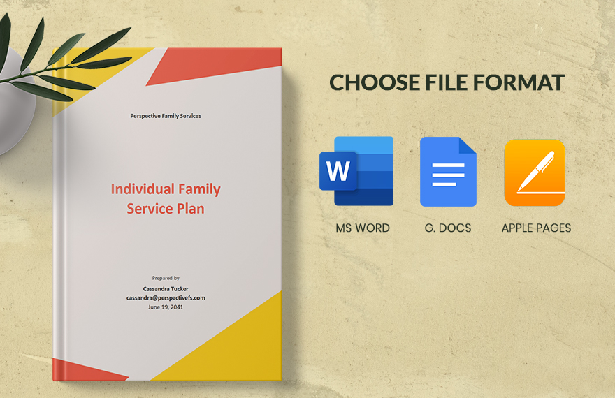 Individual Family Service Plan Template