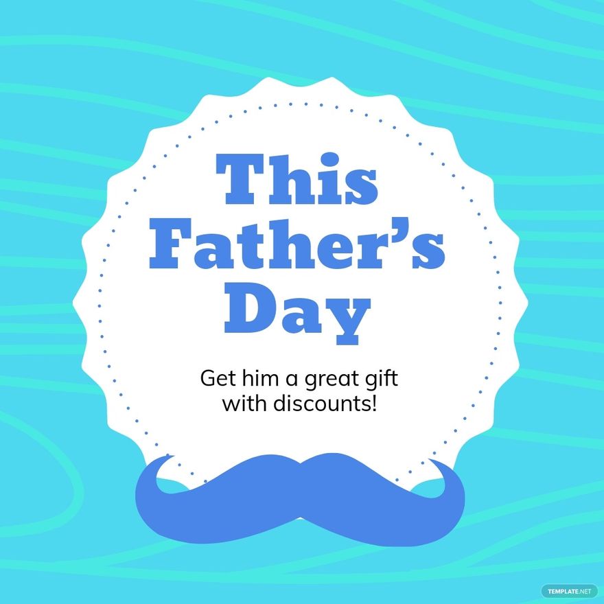Father's Day Promotion Instagram Post Template